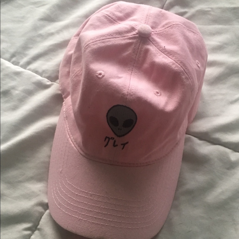 Pink Alien hat